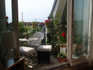 Kleine Dachterrasse