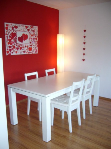 Wohnzimmer 'wohnzimmer/esszimmer' unsere erste wohnung zimmerschau