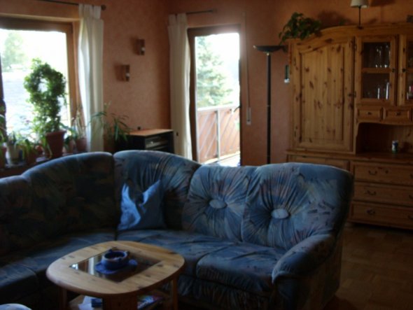 Wohnzimmer-Ausschnitt
Couch/Fenster/Balkontür/Schrank
