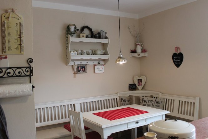 Küche 'la cucina' home sweet home zimmerschau Küche braun gestrichen
