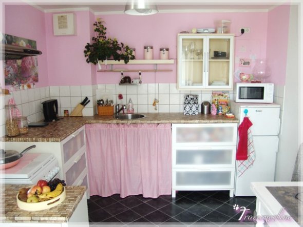 Küche 'neu küche' ikea aussenlager ;o) zimmerschau Küche retro rosa