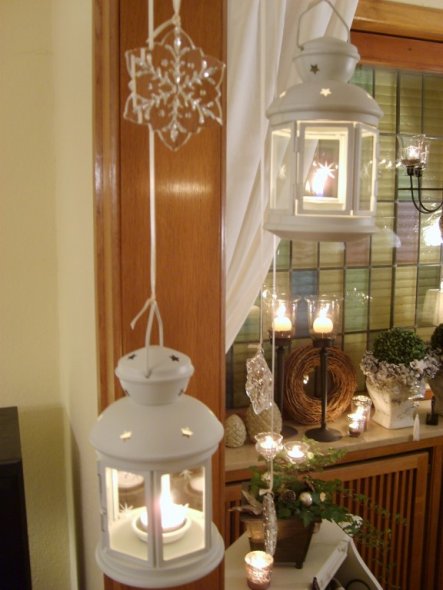 Weihnachtsdeko 'esszimmer weihnachtlich' siedlungshäuschen ...