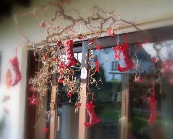 Weihnachtsdeko 'Weihnachtliche Terrasse' - Unser Häuschen - Zimmerschau