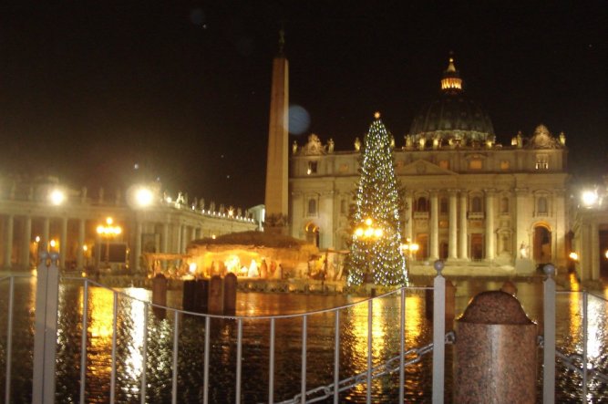 Weihnachtsdeko 'Weihnachten in Rom'