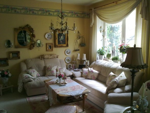Wohnzimmer romantikwohnzimmer my sweet home zimmerschau