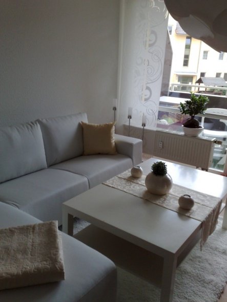 Wohnzimmer 'wohnstube 1' unsere wohnung zimmerschau Wohnzimmer in beige weiß