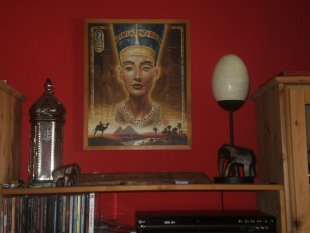 unsere kleine stube mit etwas afrika
