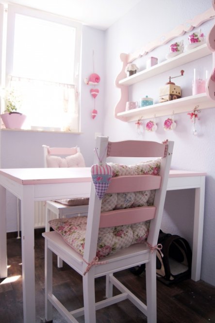 Küche 'rosa hexenküche' unser reich zimmerschau Küche retro rosa