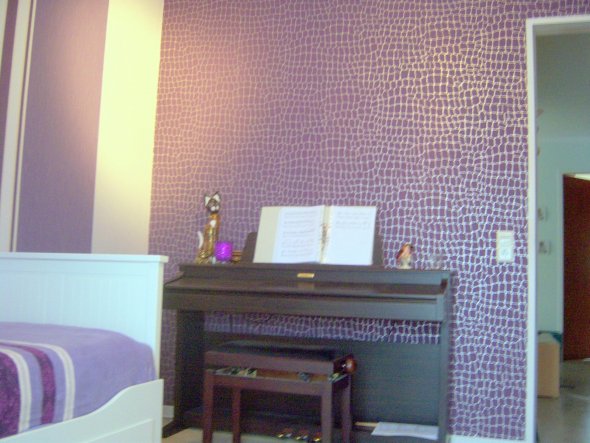 Schlafzimmer 'schlafzimmer meiner tochter' schlafzimmer meiner ... Schlafzimmer wandfarbe violett