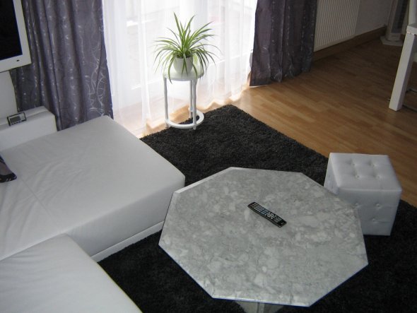 Wohnzimmer 'wohnzimmer in grau weià grÃn' mein domizil mit neuen ...