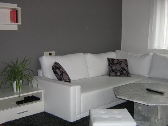 Wohnzimmer 'wohnzimmer in grau weià grÃn' mein domizil mit neuen ...