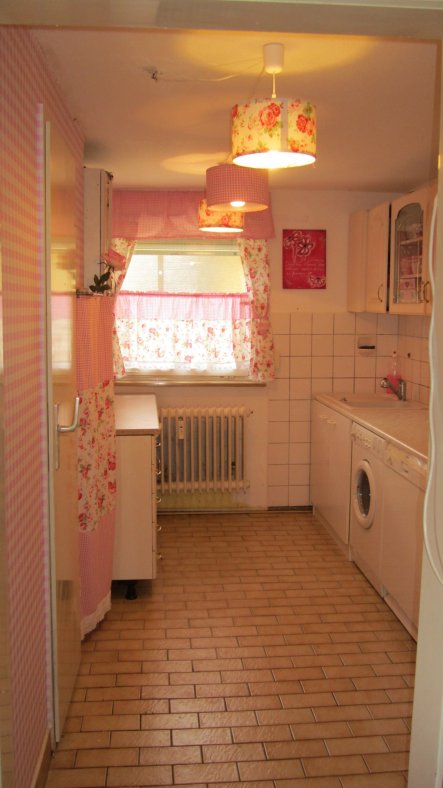 Küche 'kleine rosa küche' mein kleines reich zimmerschau Küche in rosa