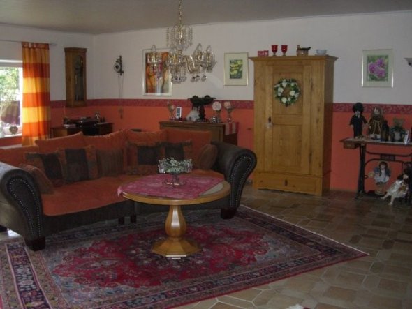 Wohnzimmer 'wohnzimmer' mein domizil zimmerschau Wohnzimmer farben terracotta