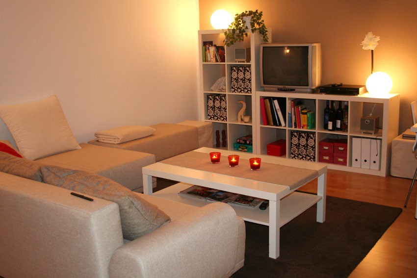 Wohnzimmer 'wohn , schlaf und arbeitszimmer' mein kleines reich ...