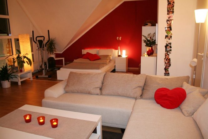 Wohnzimmer 'wohn , schlaf und arbeitszimmer' mein kleines reich ... Arbeitszimmer ideen