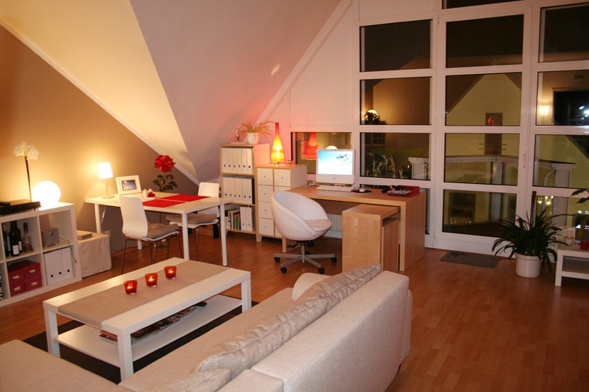 Wohnzimmer 'wohn , schlaf und arbeitszimmer' mein kleines reich ...