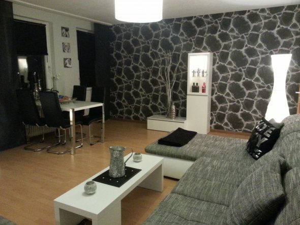 Wohnzimmer 'NeW LiViNgRoOm bLaCk & wHiTe'