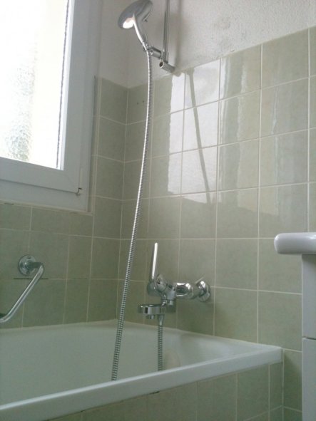 Das Bad vor der Renovation!