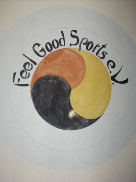 der sportverein der kinder, selbst gemalt