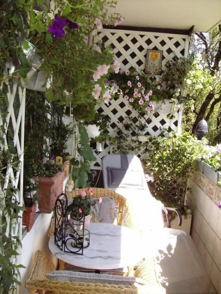 Terrasse / Balkon 'Meine Sommerresidenz(wenn Sonne)'