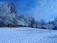 Unser Obstgarten am Wintermorgen