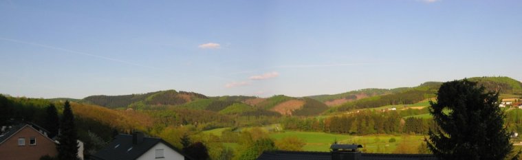 Hausfassade / Außenansichten 'Aussicht vom Balkon'