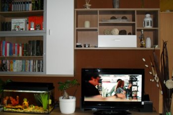 Wohnzimmer mit Esszimmer