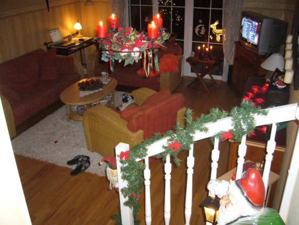 Weihnachtsdeko 'Wohnzimmer'