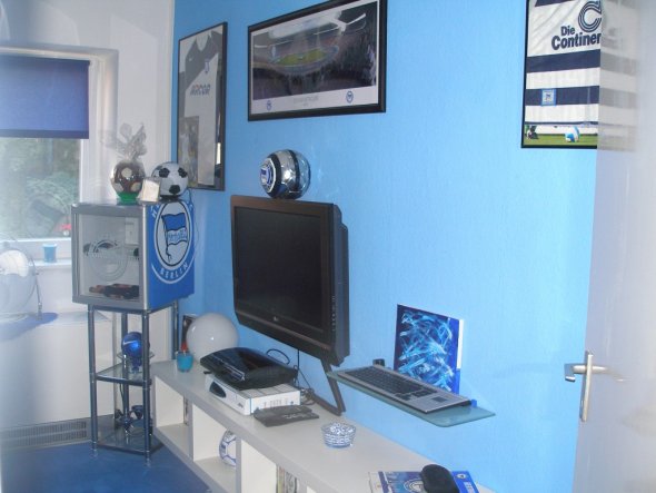 Hobbyraum 'Das blaue (Hertha-)Zimmer'