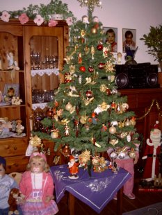 Weihnachtsdeko 'Weihnachten zu Hause'