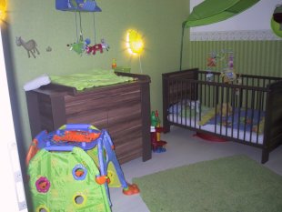 grünes Kinderzimmer
