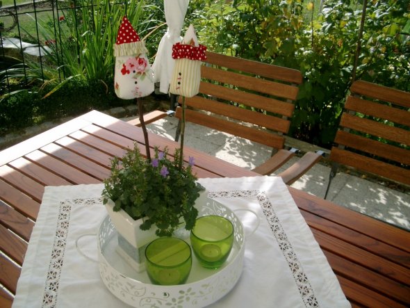 Terrasse / Balkon 'Essplatz im Freien'