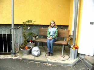 Flur mit Kamin