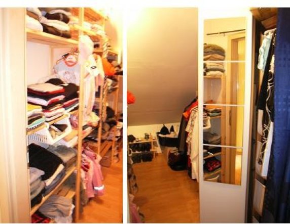 Wohnzimmer 'begehbarer Schrank'