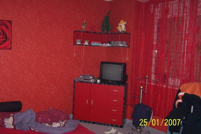 unser Schlafzimmer in ROT