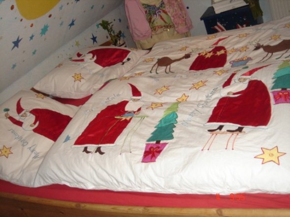 ...es weihnachtet auch im Schlafzimmer *grins*