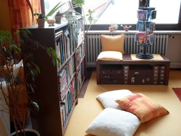 Wohnzimmer 'Wohnzimmer und Bibliothek'