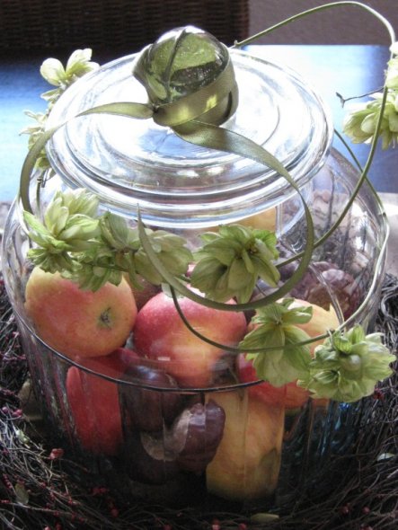 Äpfel im Glas