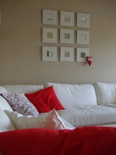 ♥ Wohnzimmer rot ♥