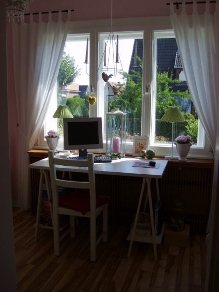 Schlafzimmer 'ich bin jetzt auch rosa :)'