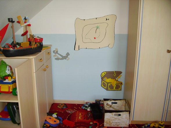 Kinderzimmer 'Kleiner Piraten und Cars Fan'
