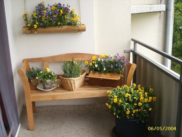 Garten 'Balkon im Frühling'