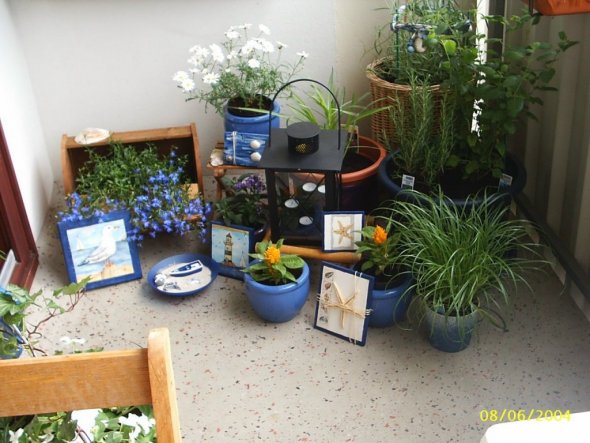 Garten 'Balkon im Frühling'