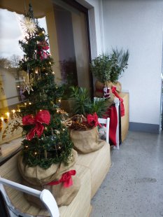 Balkon Weihnachten 2015