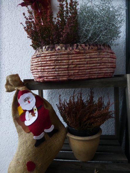 Weihnachtsdeko 'Balkon Weihnachten 2015'