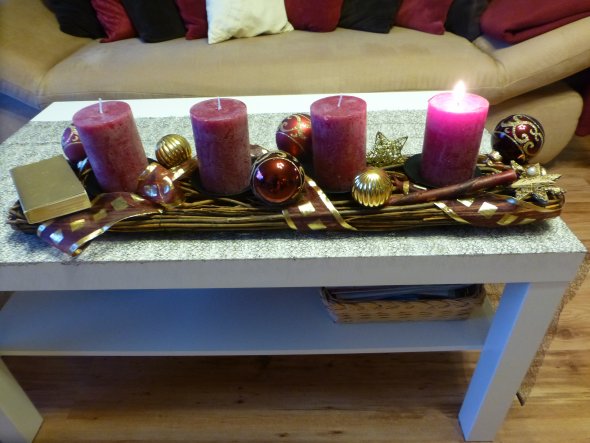 Weihnachtsdeko 'Wohnzimmer 2015 Weihnachten'