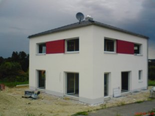 Hausfassade / Außenansichten 'Rohbau'