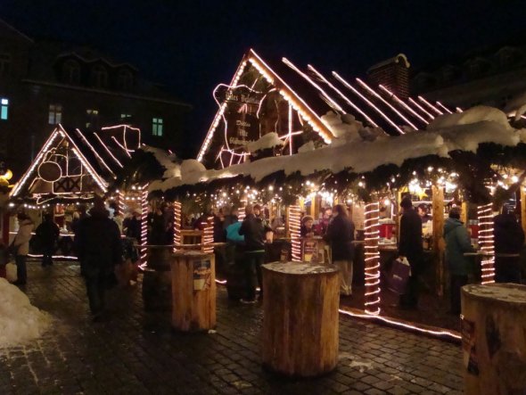 Weihnachtsdeko 'Weihnachtsmarkt'