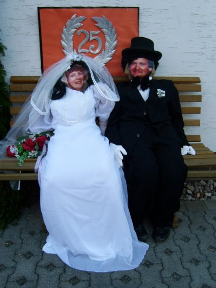 Silberhochzeit von Freunde,