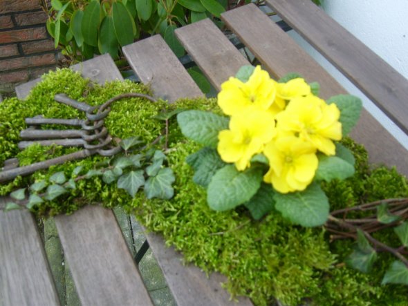 Garten 'Konnte es nicht mehr abwarten, war schon im Garten.'